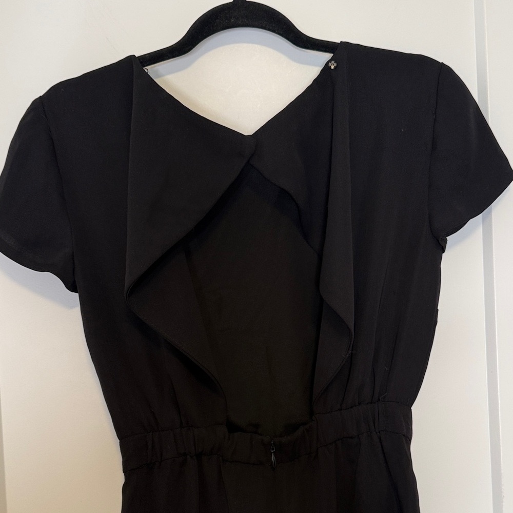 JCREW NWT Drapey back Black Jumpsuit - size 00‎ - Picture 10 of 11
